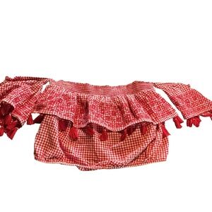 American Eagle Outfitters Red Gingham Top